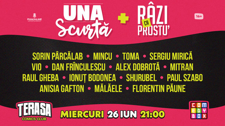 FILMARE Una Scurtă & Râzi ca Prostu pe Terasa ComicsClub!