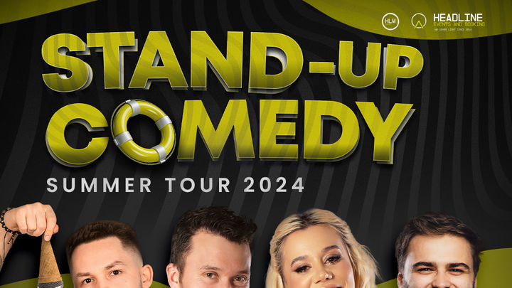 Sibiu: Stand-Up Comedy de Vară cu Anisia, Serghei, Gabi Dumitriu și Moise