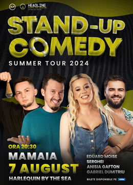 Mamaia: Stand-Up Comedy de Vară cu Anisia, Serghei, Gabi Dumitriu și Moise