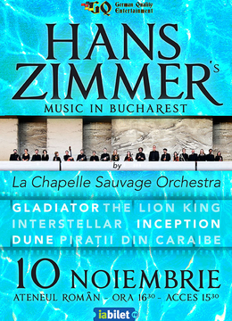 Hans Zimmer`s Music in Bucharest by La Chapelle Sauvage Orchestra