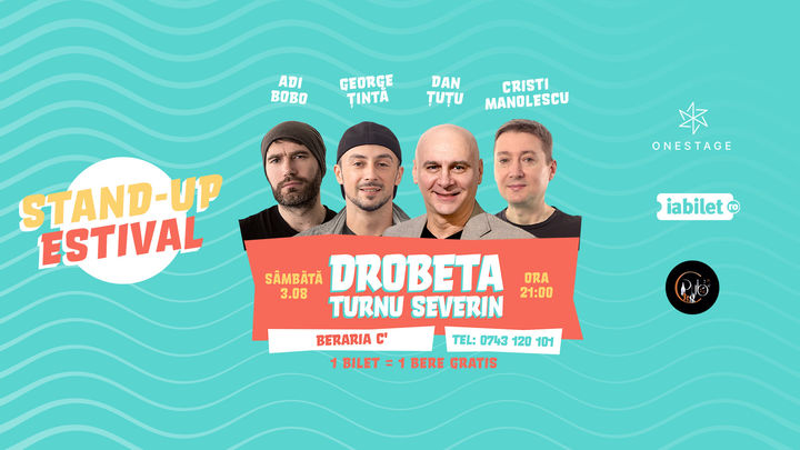 Drobeta Turnu-Severin: Stand Up cu Țuțu, Adi Bobo, Manolescu și Țintă