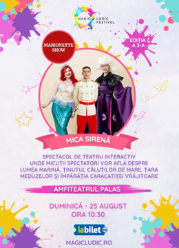 Iasi: Spectacol de teatru interactiv Mica Sirenă  -  Marionnette Show
