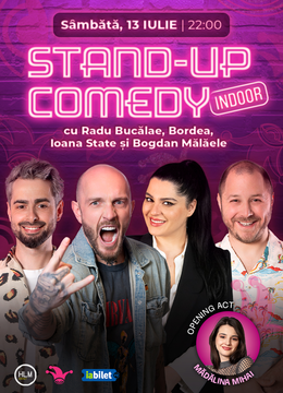 The Fool: Stand-up comedy cu Bordea, Radu Bucălae, Ioana State și Bogdan Mălăele