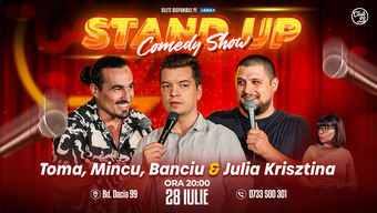 Stand up Comedy cu Maria Popovici, Mincu, Banciu - Julia Krisztina la Club 99