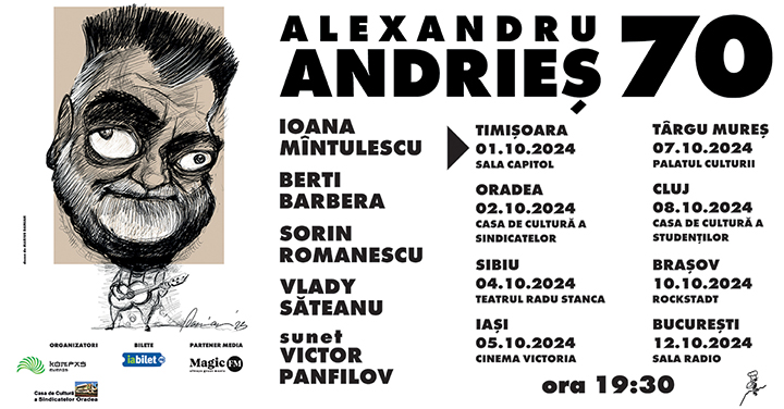 Timisoara: Concert Alexandru Andries
