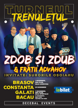 Bacau: Turneul Trenulețul - Concert Zdob și Zdub