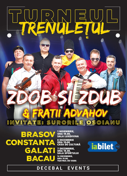 Bacau: Turneul Trenulețul - Concert Zdob și Zdub