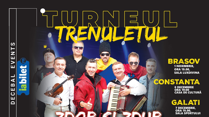 Galati: Turneul Trenulețul - Concert Zdob și Zdub