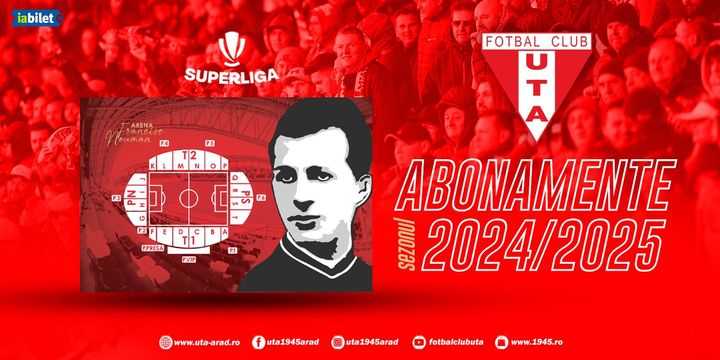 Abonament UTA Arad sezon 2024-2025