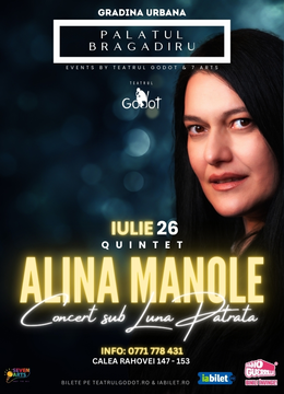 Alina Manole Quintet | Concert sub Luna Pătrată