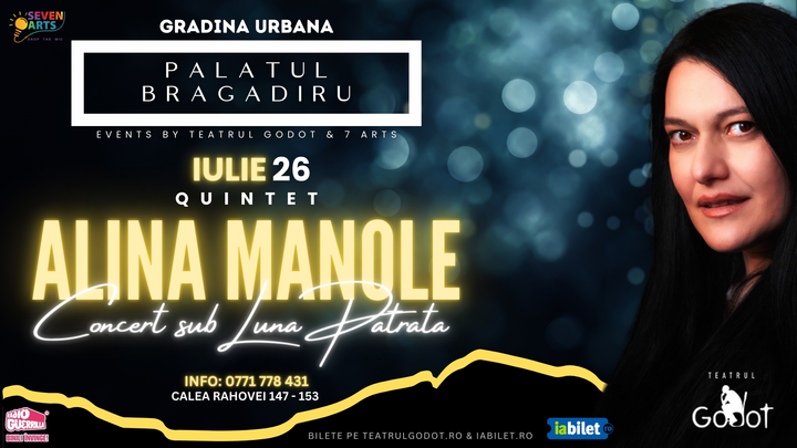 Alina Manole Quintet | Concert sub Luna Pătrată