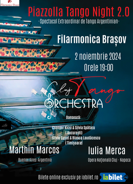 Brasov: Piazzolla Tango Night 2.0 - Spectacol Extraordinar de Tango Argentinian