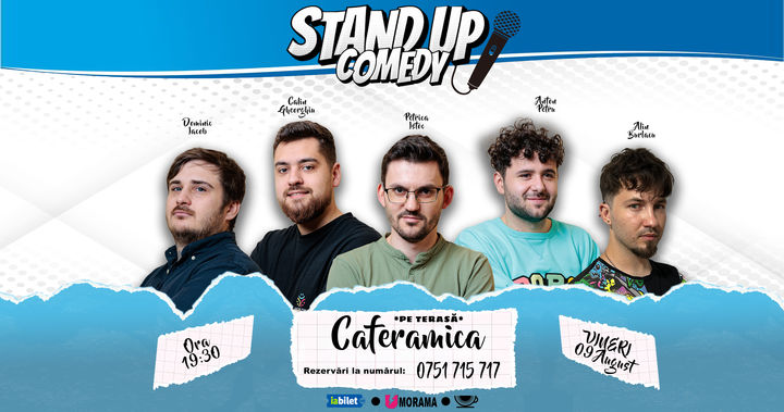 Iasi: Stand-up Comedy pe terasă