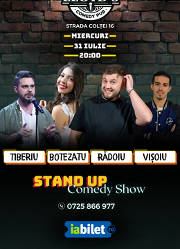 Stand-up Comedy cu Rădoiu, Tiberiu, Botezatu & Vişoiu
