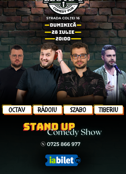 Stand-up Comedy cu Szabo, Rădoiu, Tiberiu & Octav