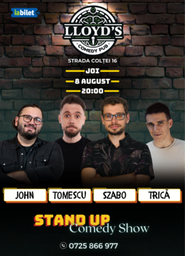 Stand-up Comedy cu Szabo, John, Tomescu & Trică
