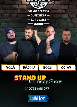 Stand-up Comedy cu Bogzi, Rădoiu, Vodă & Octav