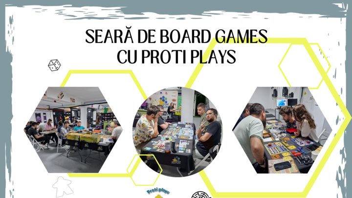 Timisoara: Seară de board games cu Proti Plays