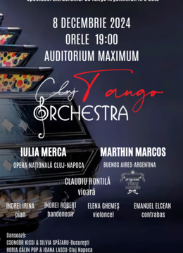 Cluj-Napoca: Piazzolla Tango Night 2.0 - Spectacol Extraordinar de Tango Argentinian