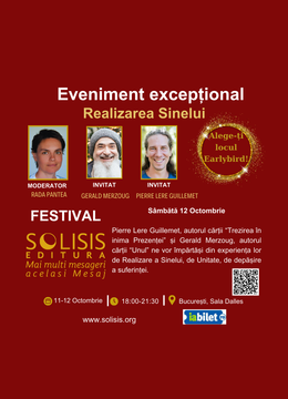 Festivalul Editurii Solisis PIERRE LERE si GERALD MERZOUG 12 octombrie