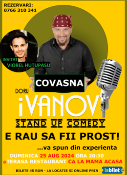 Covasna: Stand-up comedy cu iVanov & Hutupasu - E rau sa fii prost...va spun din experienta