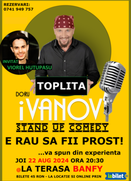 Toplița: Stand-up comedy cu iVanov & Hutupasu - E rau sa fii prost...va spun din experienta