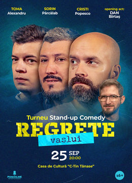 Vaslui: Stand-up Comedy cu Toma, Cristi & Sorin Pârcălab