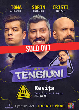 Reșița | Stand-up Comedy cu Toma, Cristi & Sorin Pârcălab