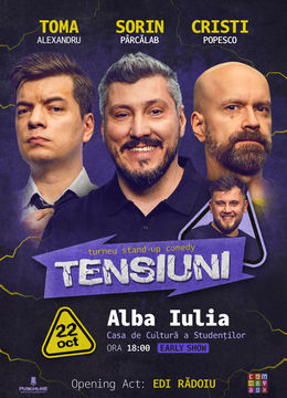 Alba Iulia | Stand-up Comedy cu Toma, Cristi & Sorin Pârcălab