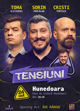 Hunedoara | Stand-up Comedy cu Toma, Cristi & Sorin Pârcălab