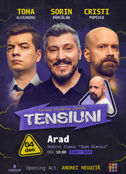 Arad | Stand-up Comedy cu Toma, Cristi & Sorin Pârcălab