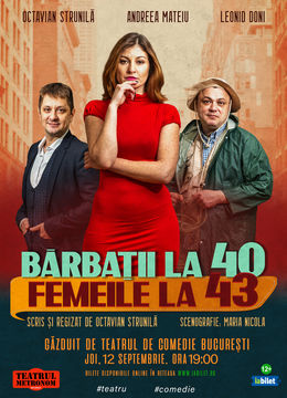 Barbatii la 40, femeile la 43