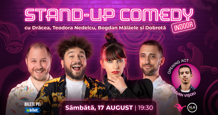 The Fool: Stand-up comedy cu Drăcea, Bogdan Mălăele, Teodora Nedelcu și Alex Dobrotă