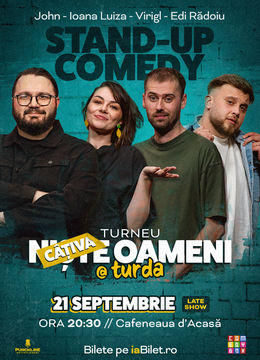 Turda: Stand-up Comedy cu Mirică Luiza, Mitran și Virgil | Niște Oameni