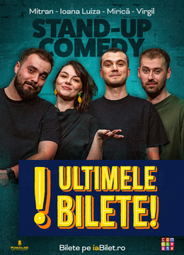 Craiova: Stand-up Comedy cu Mirică, Luiza, Mitran și Virgil | Niște Oameni