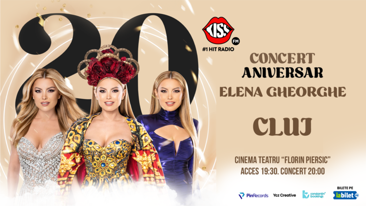 Cluj-Napoca: Concert Aniversar ELENA GHEORGHE