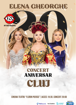 Cluj-Napoca: Concert Aniversar ELENA GHEORGHE