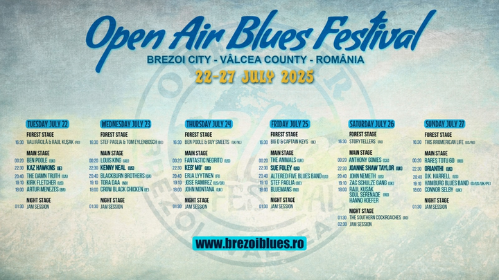 Open Air Blues Festival Brezoi 2025