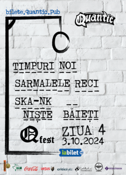 QFest – Ziua IV  – TIMPURI NOI + SARMALELE RECI + SKA-NK