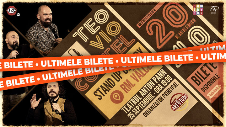 Ramnicu Valcea: Teo, Vio și Costel - 20 de ani de comedie în 40 de orașe | Stand Up Comedy Show