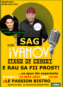 Timsoara: E rau sa fii prost...va spun din experienta: Stand up comedy cu  iVanov & Hutupasu