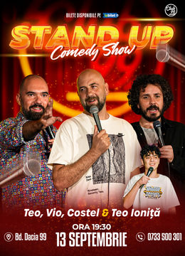 Stand up Comedy cu Teo, Vio, Costel & Teo Ioniță la Club 99