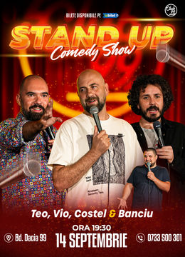 Stand up Comedy cu Teo, Vio, Costel & Banciu la Club 99