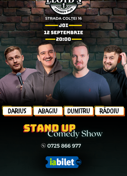 Stand-up Comedy cu Dumitru, Rădoiu, Abagiu & Darius