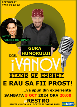 Gura Humorului: E rau sa fii prost...va spun din experienta: Stand up comedy cu  iVanov & Hutupasu