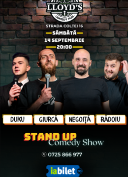 Stand-up Comedy cu Rădoiu, Negoiţă, Giurcă & Duku