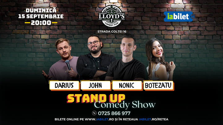 Stand-up Comedy cu Nonic, John, Darius & Botezatu