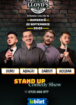 Stand-up Comedy cu Darius, Abagiu, Holban & Duku