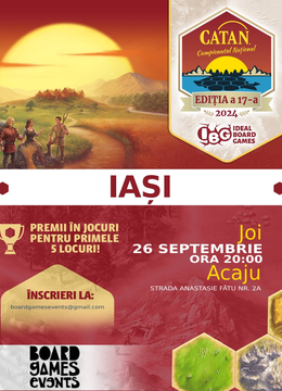 Iasi: Etapa Locala de Catan @Board Games Events