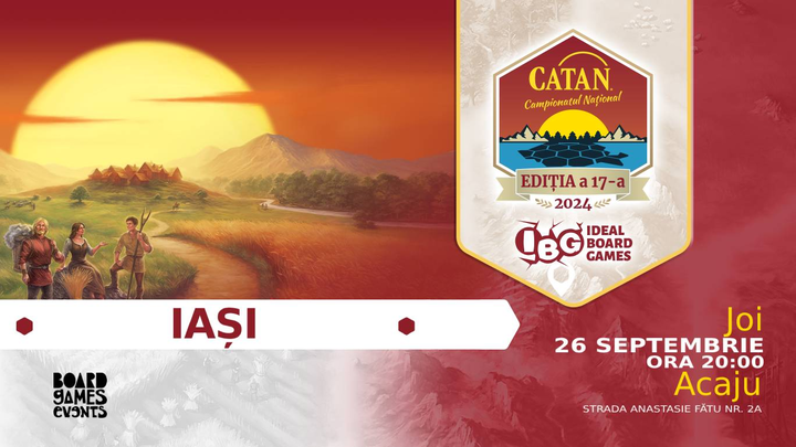 Iasi: Etapa Locala de Catan @Board Games Events